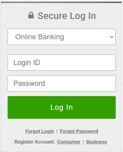 CCU log in box