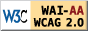 wcag2AA Level Double-A conformance, W3C WAI Web Content Accessibility Guidelines 2.0